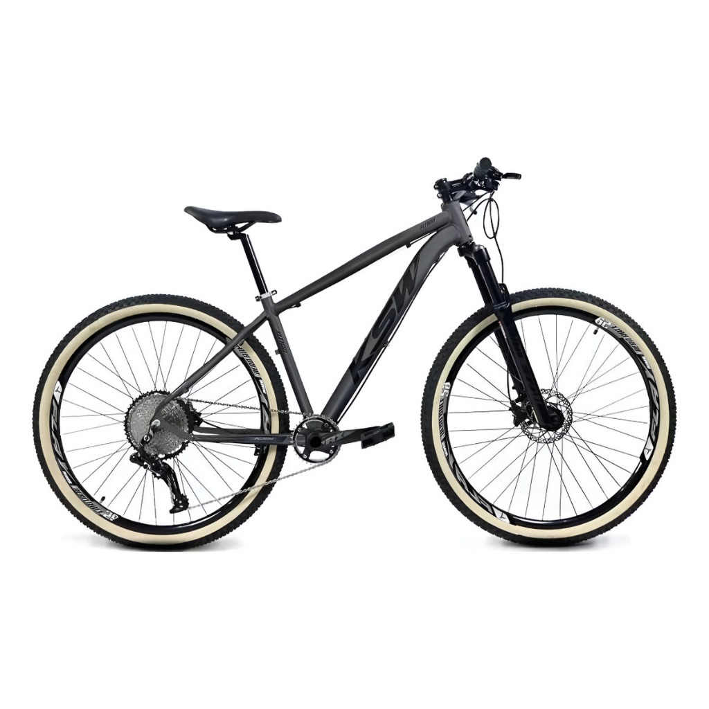Bicicleta Aro 29 Ksw Cambio traseiro  Shimano Alivio ( a partir de 24/04/2026 ) 9v Freio Hidráulico Trava E K7