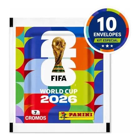 Kit 70 Figurinhas Copa Do Mundo 2026 10 Envelopes Da Panini Copa Do Mundo 2026 10